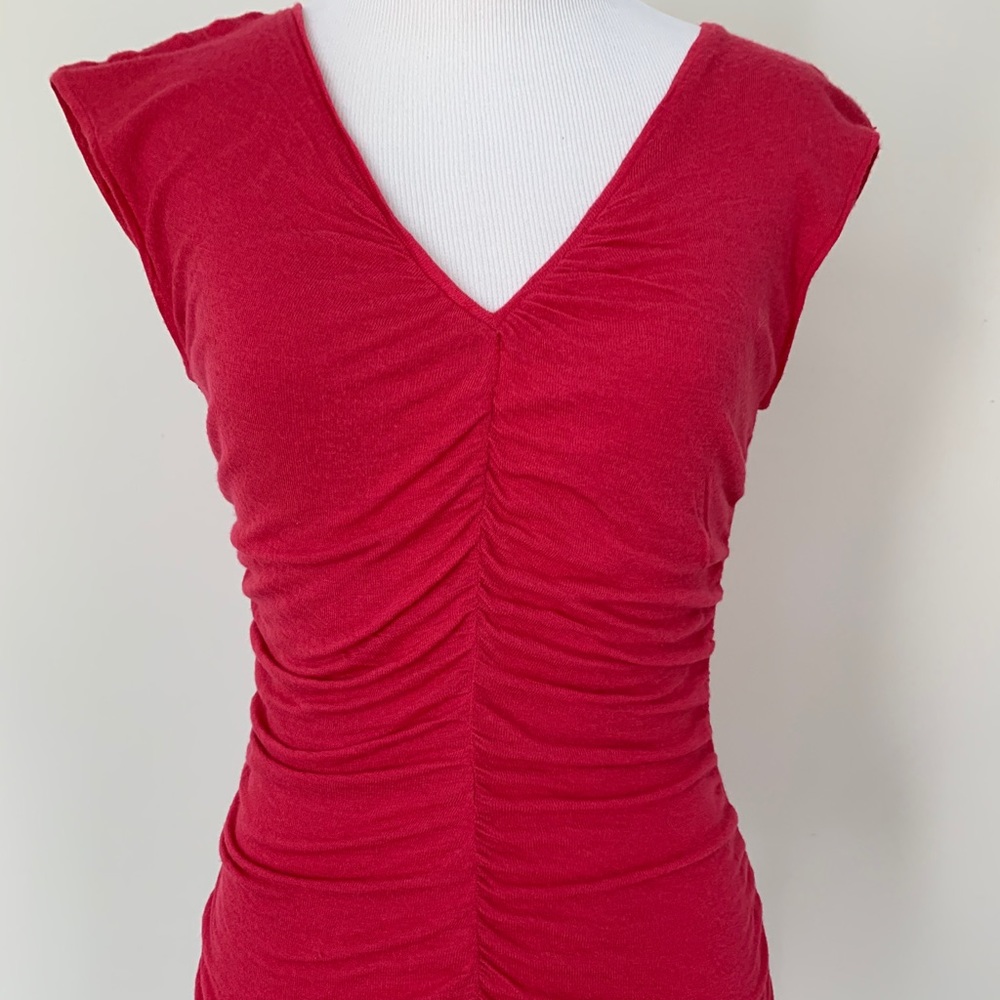 Halogen ruched sweater XS